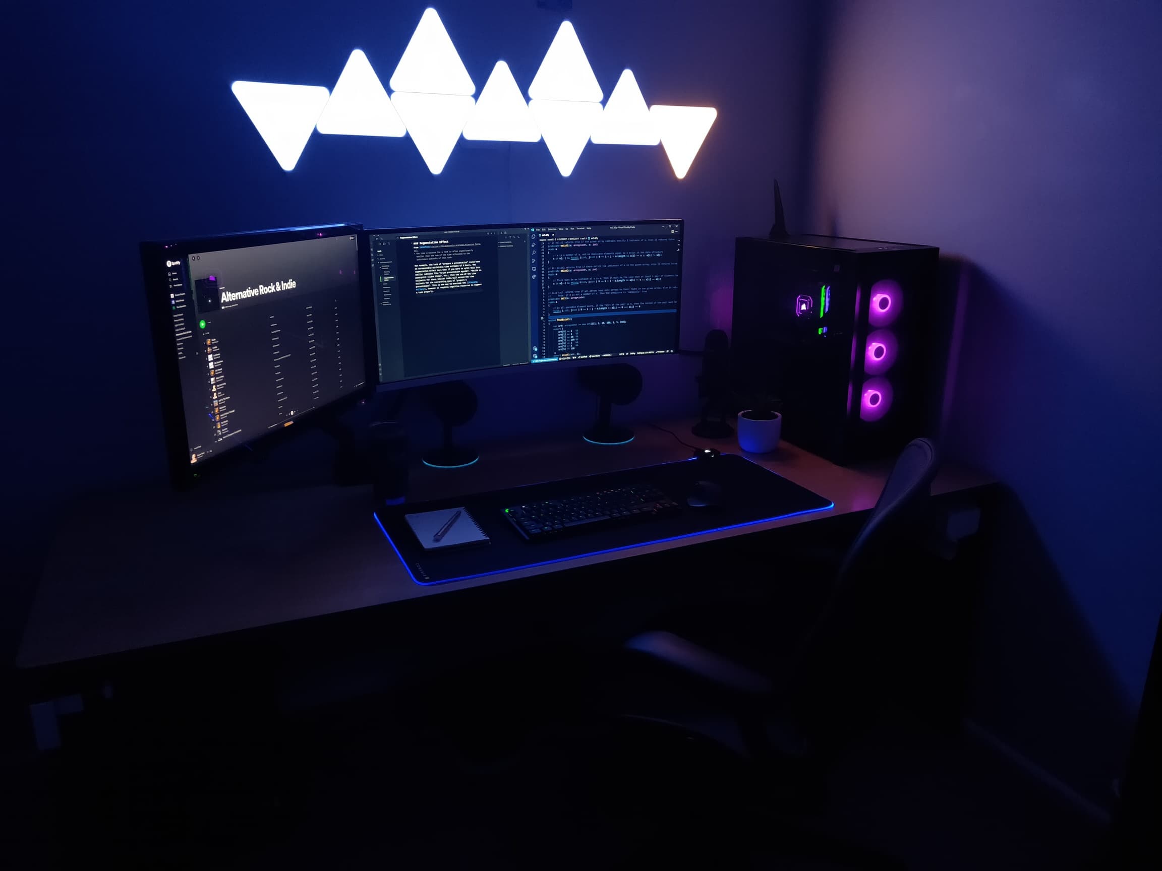 Blue battlestation